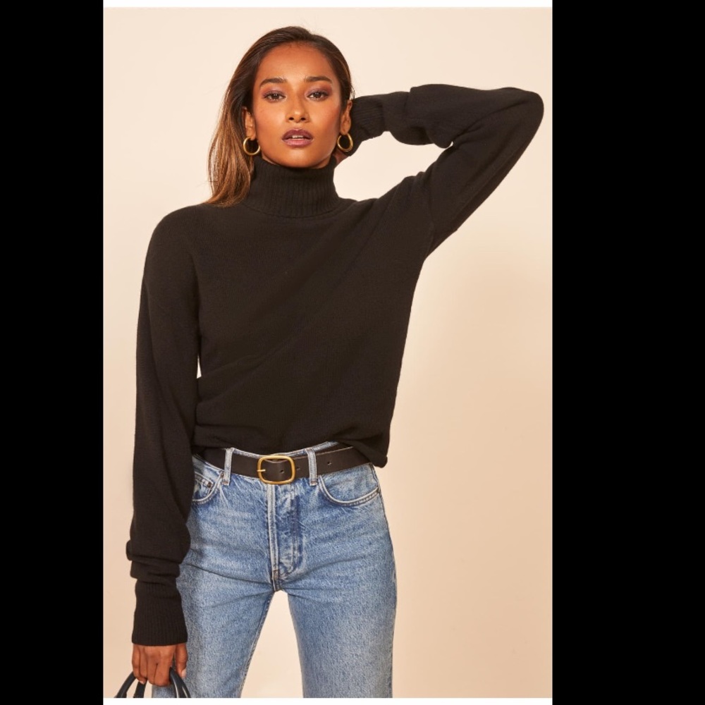 Reformation Cashmere Blend Turtleneck, S (nwt)